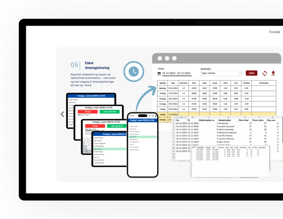 Screenshot of the Microting web application, displaying the main features and interface